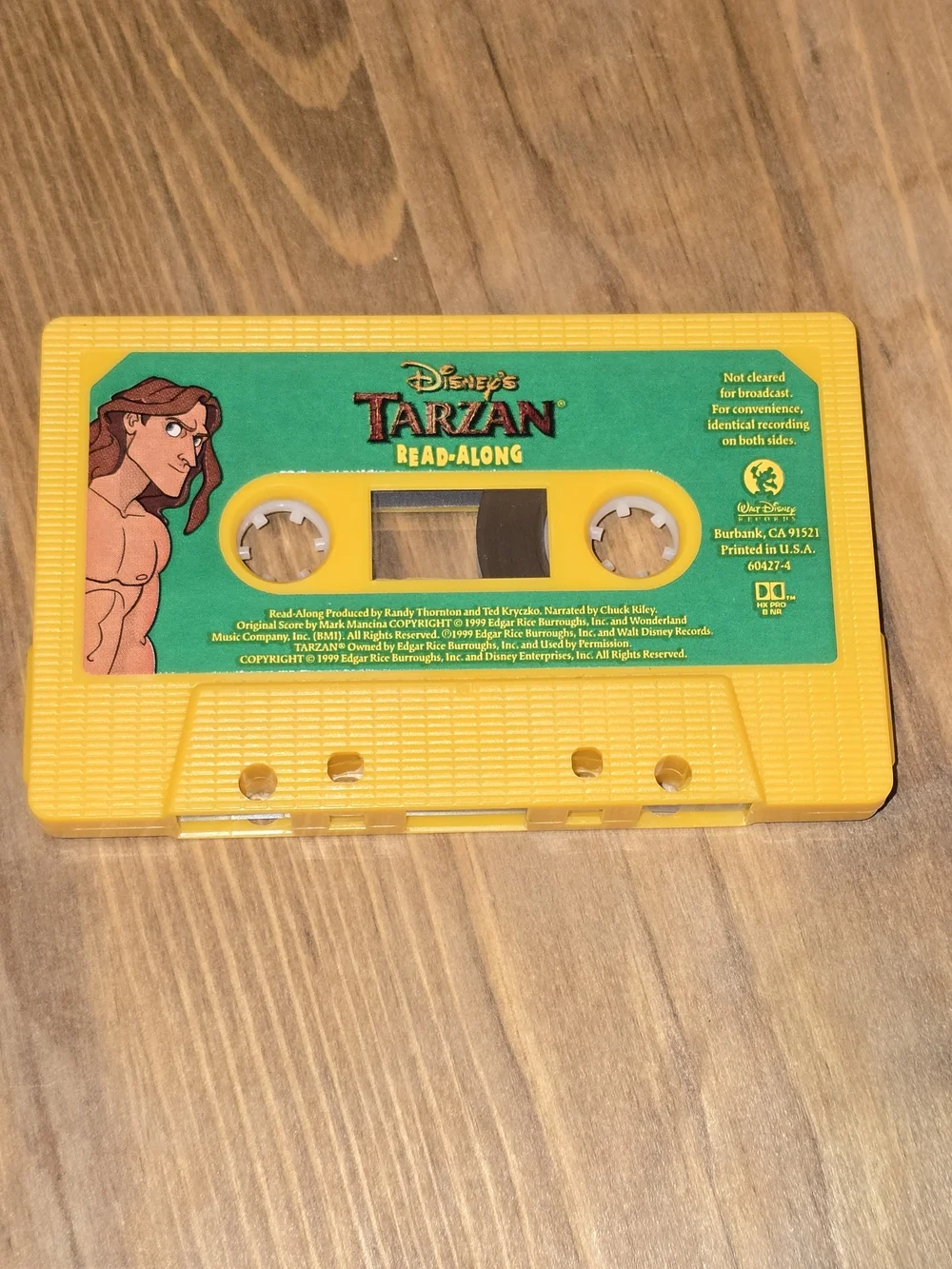 Disney Tarzan Read-Along Audio Cassette Tape 1999 Vintage